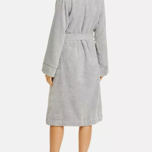 Hudson Park Collection Modal Bath Robe Silver Gray Grey NWOT Medium/Large M/L - Picture 6 of 7